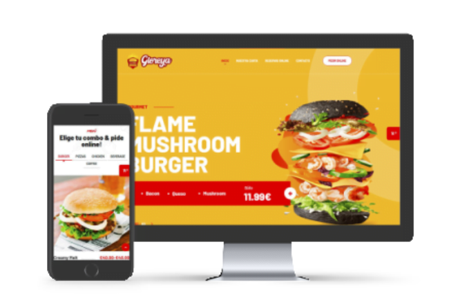 pantallas web para restaurantes 3
